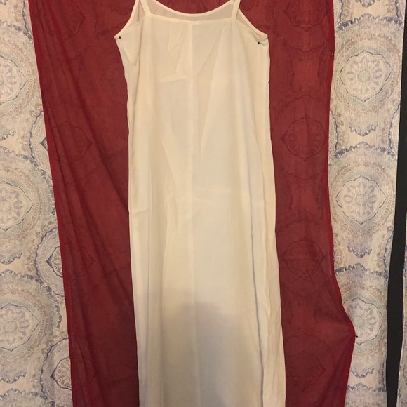 Elegant Long Summer Dress Separate Top & Under Dress - NEW - Picture 4 of 4